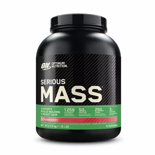 Optimum Nutrition Serious Mass Gainer Strawberry 2.73 kg (8 Servings) | 95481EGUH