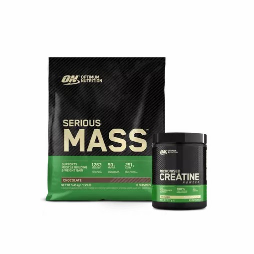 Optimum Nutrition Serious Mass & Creatine Stack Chocolate | 85421XYRD